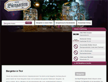 Tablet Screenshot of mein-biergarten.de